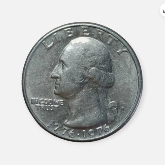 Other - LIBERTY 1776-1976 Bicentennial Quarter Dollar USA Coin D Circulated Quarter VTG